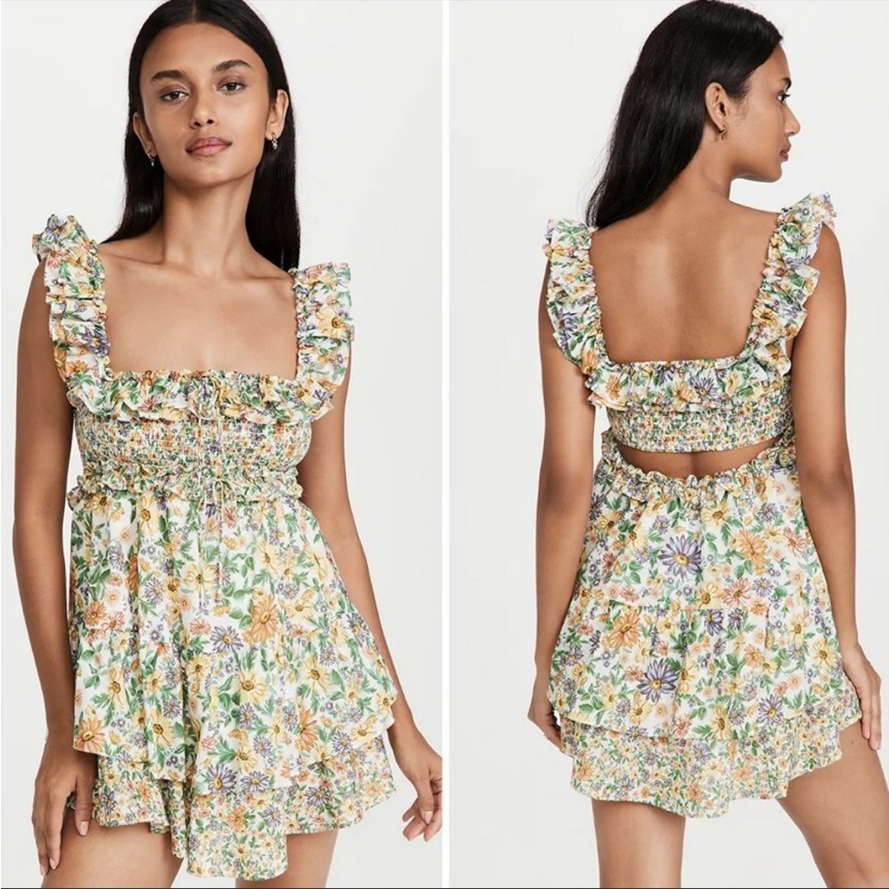 For Love and Lemons Riley Mini Dress